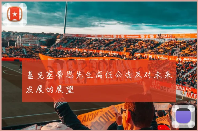 基克塞蒂恩先生离任公告及对未来发展的展望