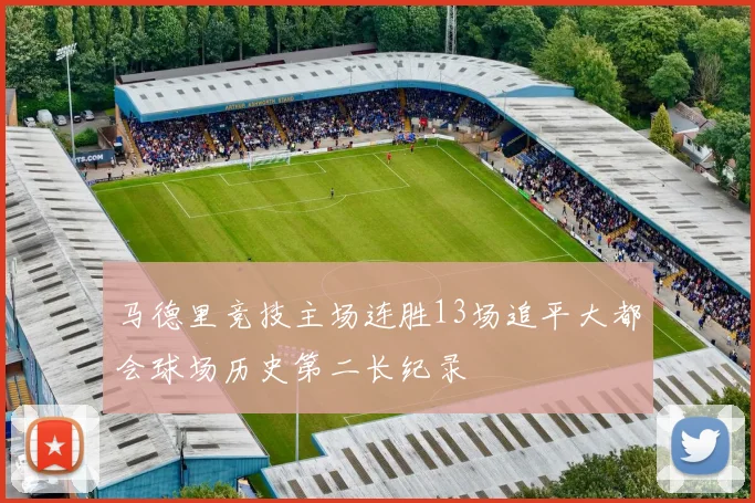 马德里竞技主场连胜13场追平大都会球场历史第二长纪录